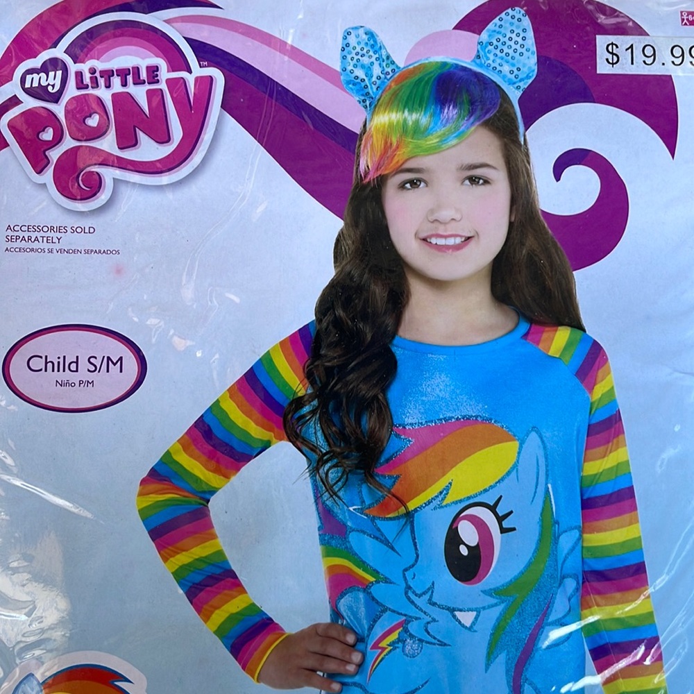 My Little Pony: Rainbow Dash Kids Long Sleeve Top! New!